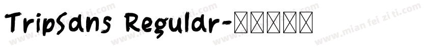 TripSans Regular字体转换